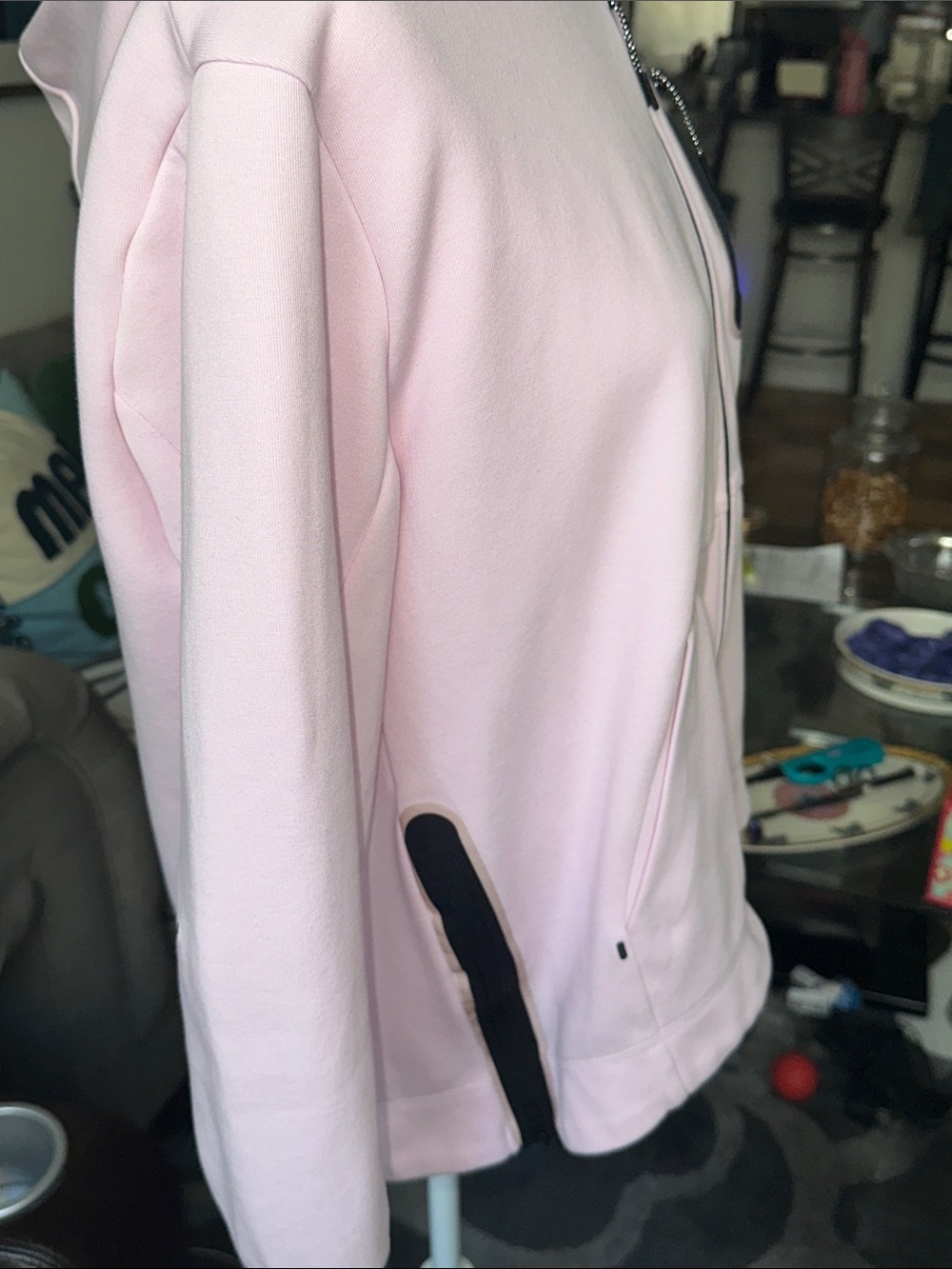NIKE sportswear tech fleece woman’s essential hoodie-full zip - Picture 3 of 4